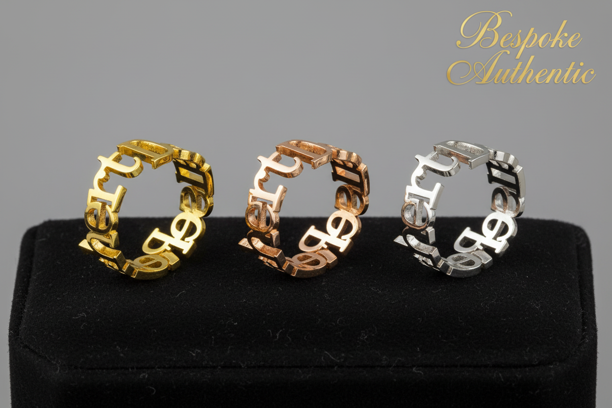 Anillo banda bold - 3 acabados
