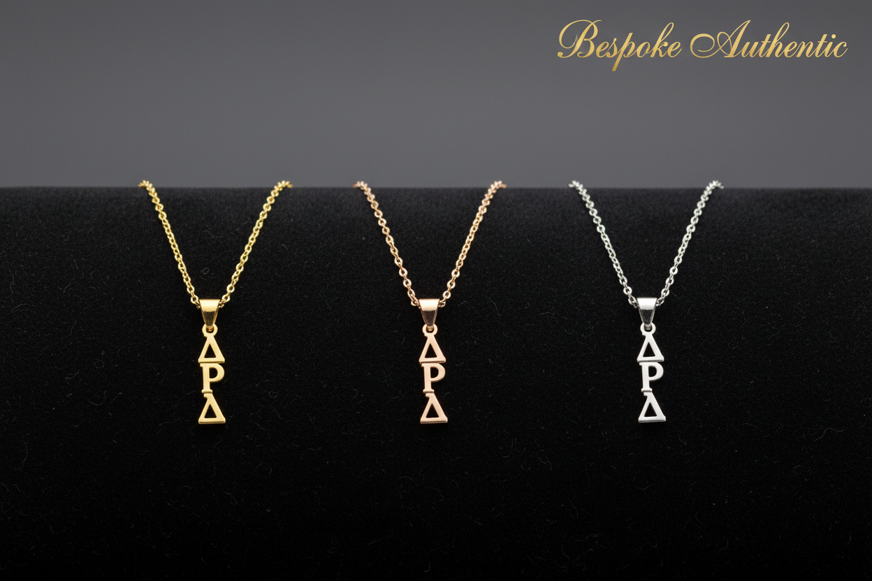 Collar ΔΡΔ - mismo diseño en 3 acabados